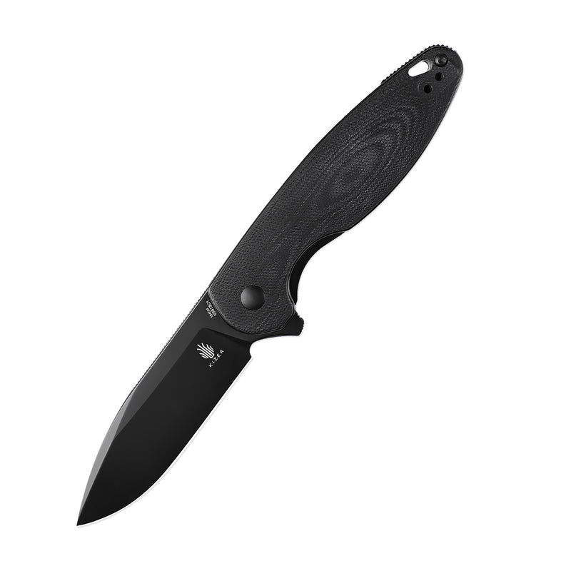 Kizer Cozy Liner Lock Knife G10 Black V3613C1