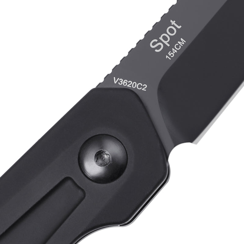 Kizer Spot Liner Lock Knife Black Aluminium Handle V3620C2 (2.91" Black)
