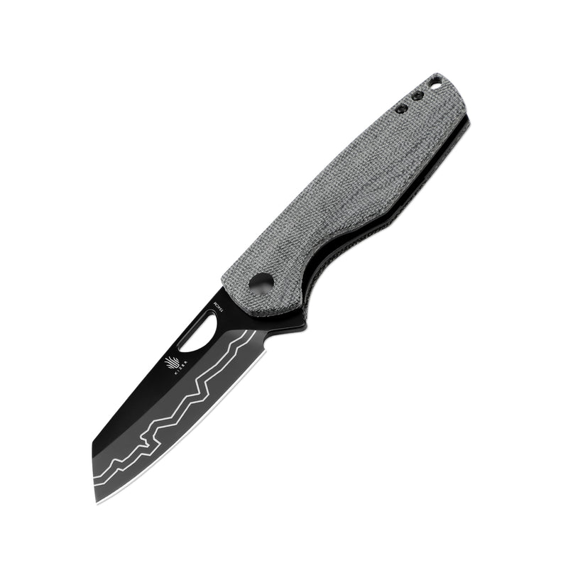 Kizer Sparrow 154CM Blade Liner Lock Micarta Handle V3628C1 (2.99" Black)