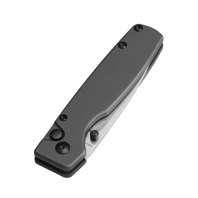 Kizer Original(XL) 154CM Blade Button Lock Aluminium Handle V4605C2 (3.27" Stonewash)